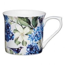 KC Blue Rose Fluted Mug
