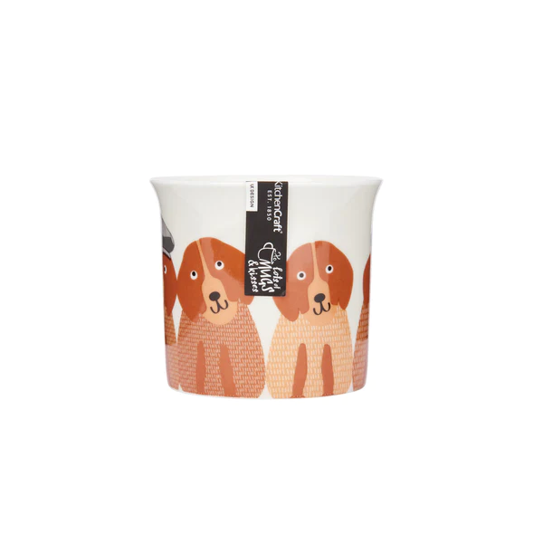 KitchenCraft Dogs Fluted Mug