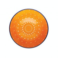 KitchenCraft Orange Spotty Ceramic Bowl