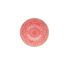 KitchenCraft Red Damask Ceramic Bowl