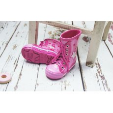 Blade and Rose Pink Star Wellies