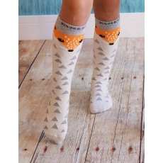 Fox Knee Socks 7-10 Years