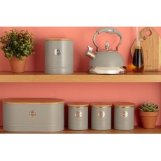 Typhoon Grey Cookie Storage Tin