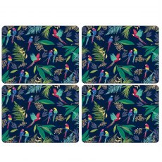 Sara Miller Parrot Placemats Set Of 4