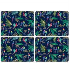 Sara Miller Parrot Placemats Set Of 4