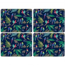 Sara Miller Parrot Placemats Set Of 4