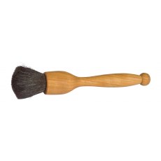 Dust Brush Dark Goat Hair 13cm