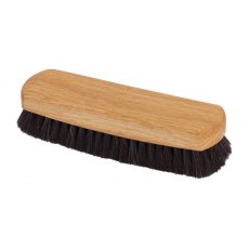 Shoe Shine Brush Dark Goat Hair 16cm