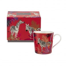 Sara Miller Tahiti Mug Zebra 12fl.oz