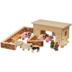 Lanka Kade Pig & Sheep Barn Playset with Colourful Characters