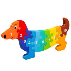 Lanka Kade Jumbo Dog 1-10 Wooden Jigsaw