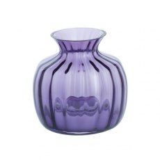 Dartington Crystal Cushion Small Vase Amethyst