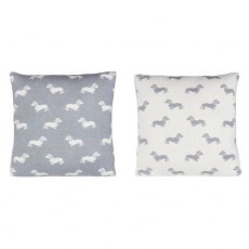 Emily Bond Dachshund Knitted Cushion