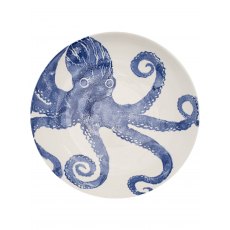 Serving Bowl Large Octopus Blue