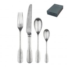 Studio William Fiddle Vintage Satin 24pc Cutlery Set