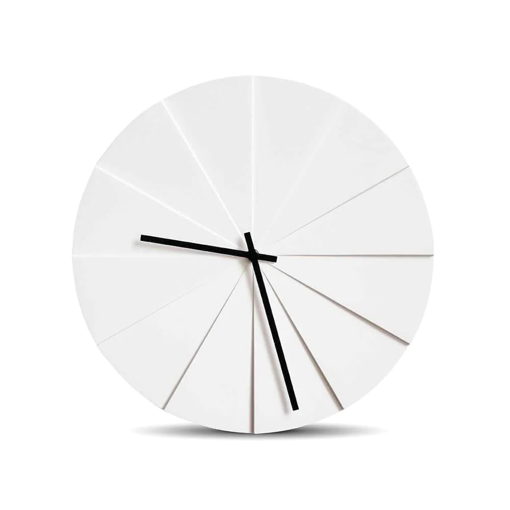 Leff Amsterdam Scope Clock 45 White