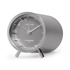 Leff Amsterdam Tube Clock Steel