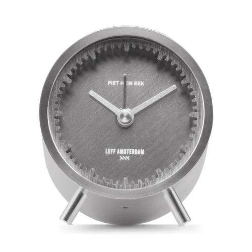 Leff Amsterdam Tube Clock Steel