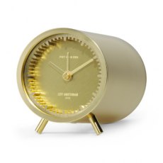 Leff Amsterdam Tube Clock Brass