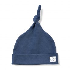 Marine Blue Knot Hat 3-6 Months