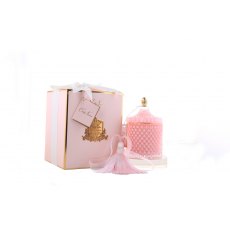 Grand Pink Art Deco Candle