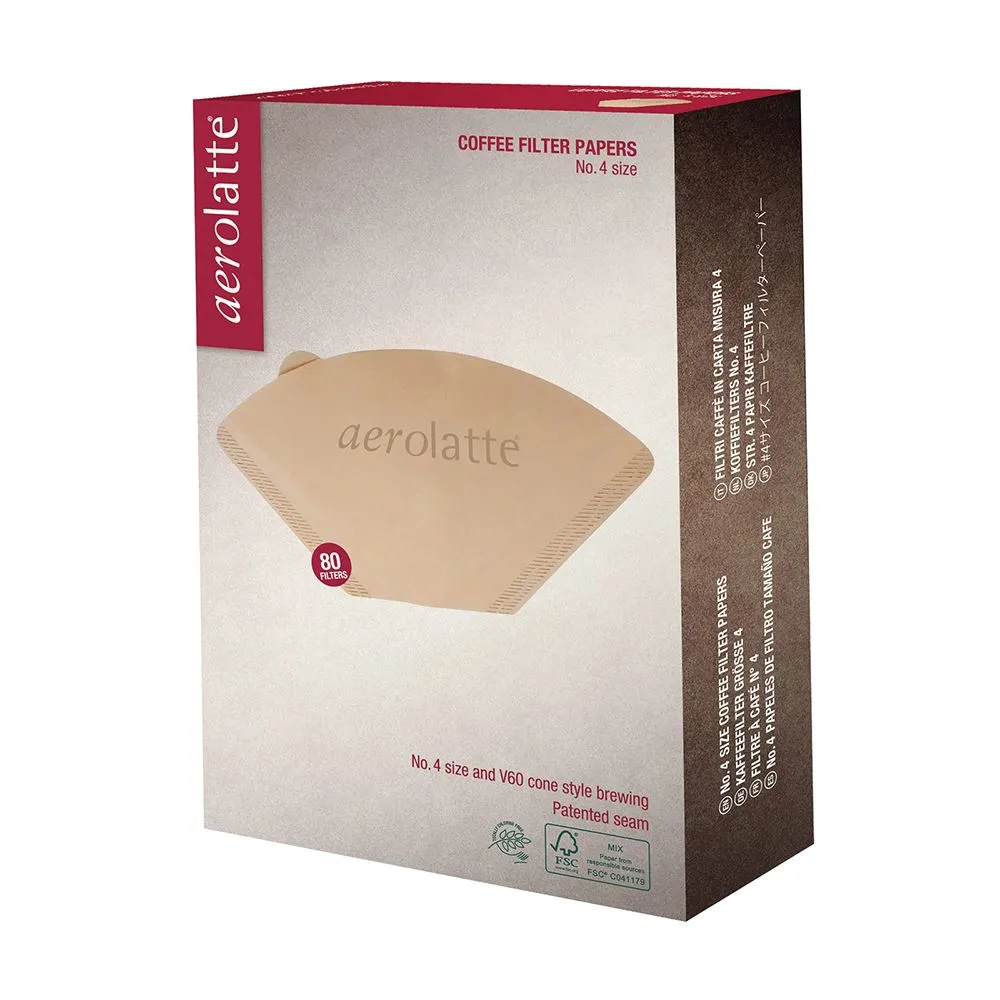 Aerolatte No 4 Coffee Filter Papers