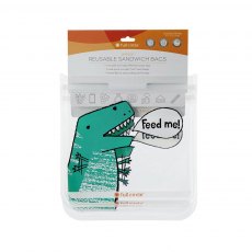 Ziptuck Reusable Sandwich Bags Dinosaur