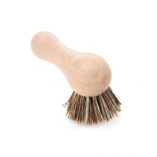 Valet Pot Brush 13x8cm Stiff Plant Fibre Bristles