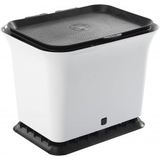 Fresh Air Odour Free Compost Collector Black/White