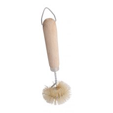 Drain Brush Round With Wooden Handle