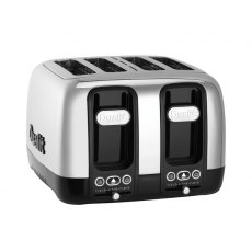 Domus 4 Slice Toaster Blk