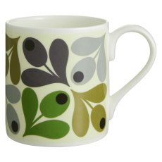 Orla Kiely Multi Acorn Green Quite Big Mug