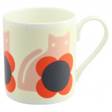 Orla Kiely Cat Poppy Quite Big Mug