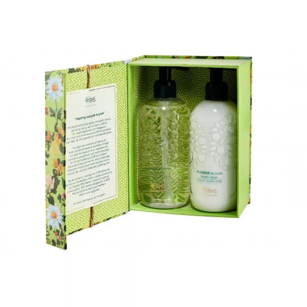 RHS Daisy Garland Hand Wash & Lotion Set