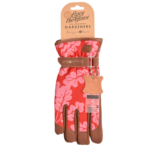 Burgon & Ball Oak Leaf Poppy Gloves