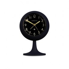 Dome Silicone Petrol Blue Alarm Clock Black Face