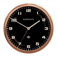 Chrysler Radial Copper Wall Clock White Face