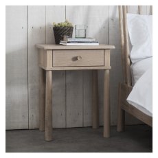 GLASLYN One Drawer Bedside