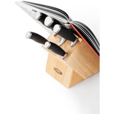 James Martin 5pc Knife Block Set With Book Holder James Martin 5pc Knife Block Set With Book Holder
