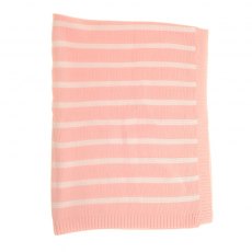 Ziggle Blue & White Stripe Blanket