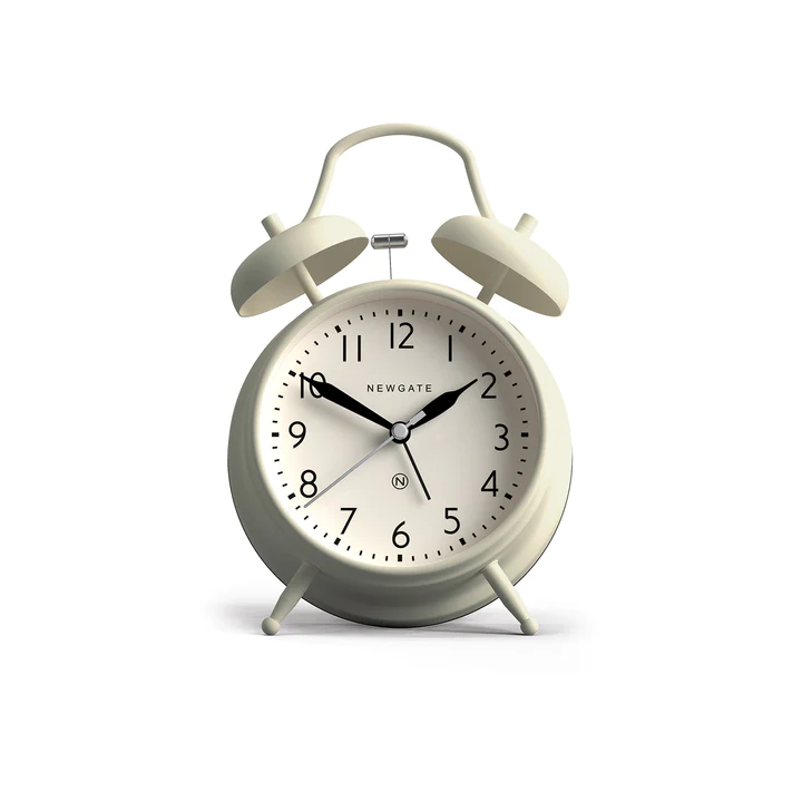Newgate Covent Garden Alarm Clock in Linen White