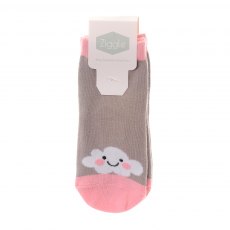 Ziggle Rosie Cloud Socks 2pk 12-18months