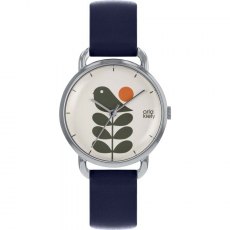 Orla Kiely Avery Stem Watch Navy Strap