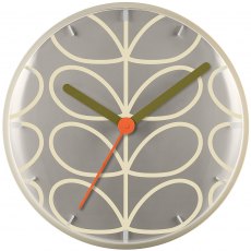Orla Kiely Wall Clock Pale Grey
