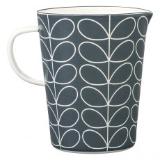 Orla Kiely Enamel Large Measuring Jug Linear Stem Slate