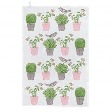 Thornback & Peel Cactus & Bird Tea Towel