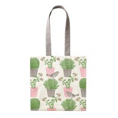 Thornback & Peel Cactus & Bird Tote Bag