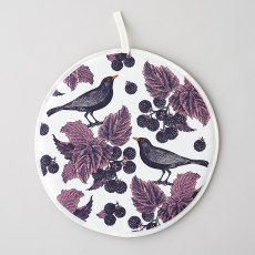 Thornback & Peel Classic Blackbird & Bramble Circular Hob Cover