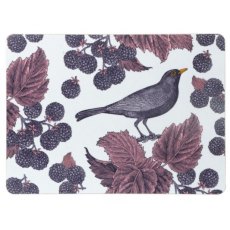 Thornback & Peel Classic Blackbird & Bramble Set of 4 Placemats