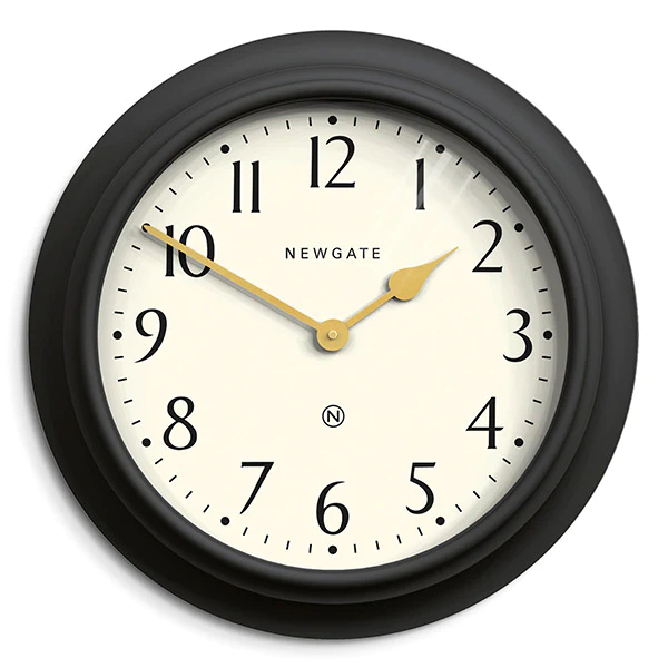 Newgate Westhampton Wall Clock in Dark Grey